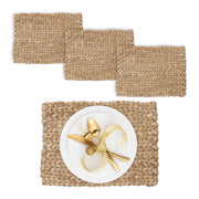 Eckige Tischsets 4er-Set Hellbraun von Relaxdays
