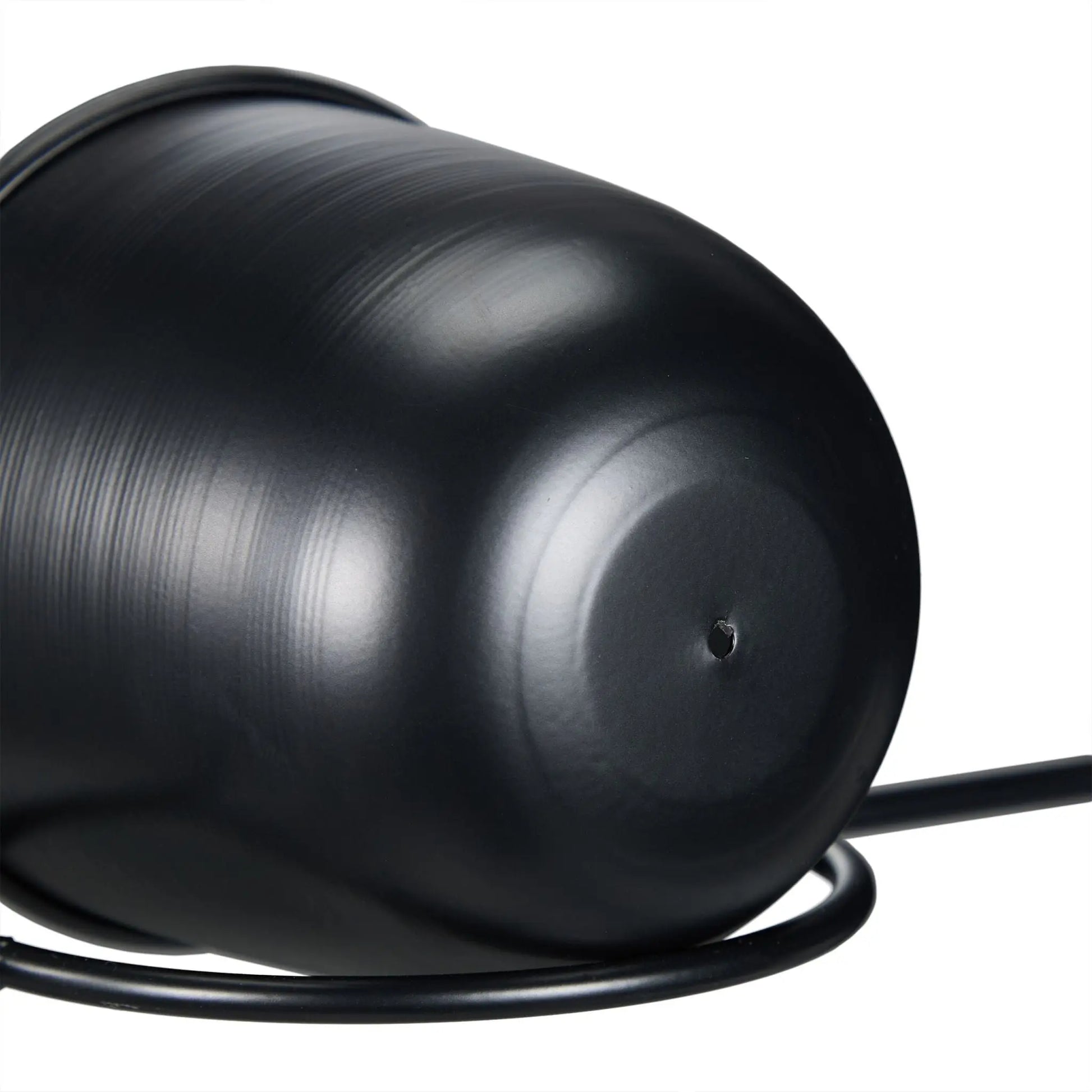 Blumenampel 2er-Set Schwarz von Relaxdays