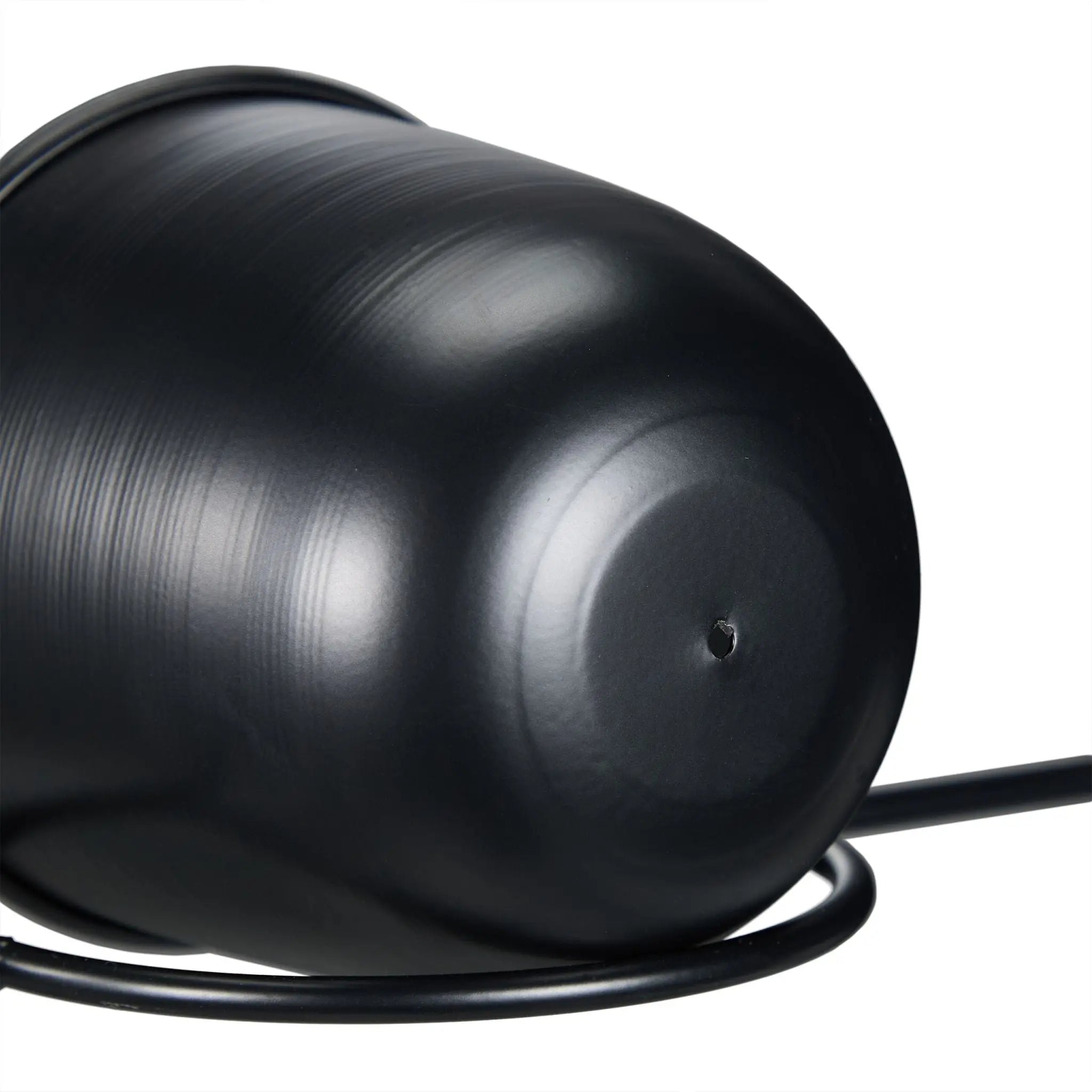 Blumenampel 2er-Set Schwarz von Relaxdays