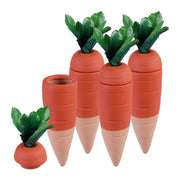 Tonkegel Karotte 4er-Set Dunkelgrün-Hellbraun-Orange von Relaxdays