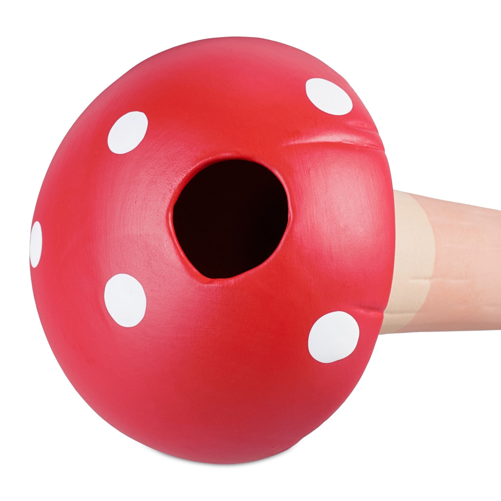 Tonkegel Pilz-Design 4er-Set Dunkelgrün-Hellbraun-Rot