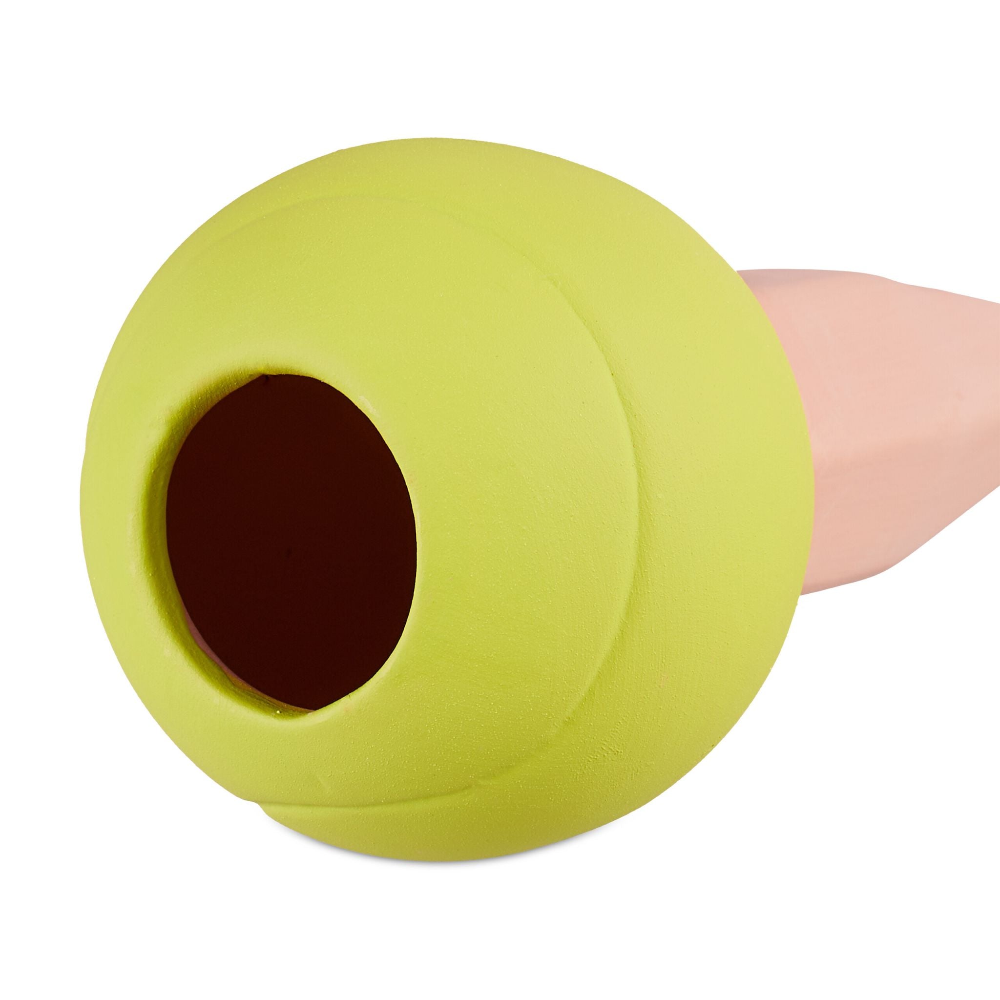 Tonkegel Tennisball 4er-Set Gelb-Hellbraun