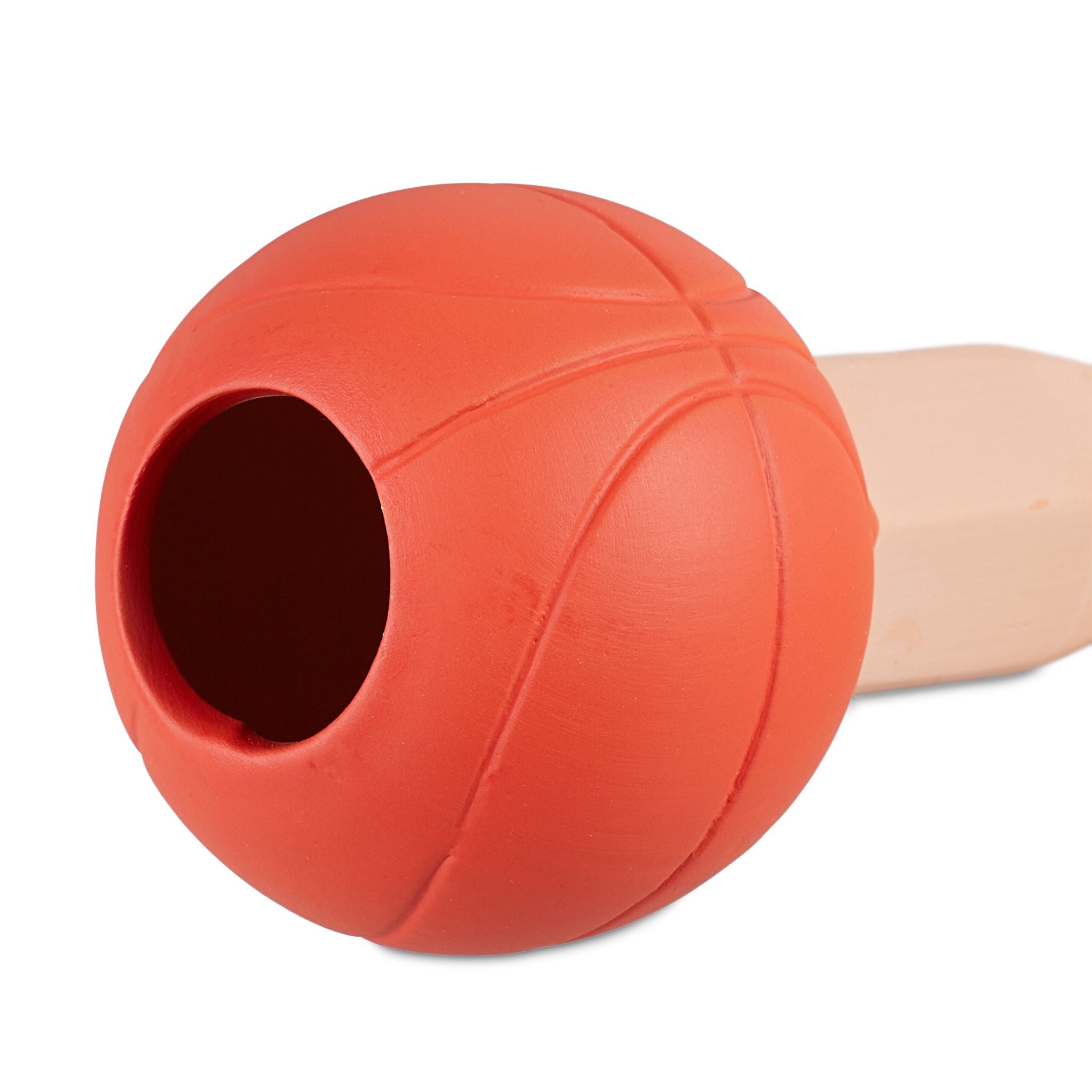 Tonkegel Basketball 4er-Set Hellbraun-Orange