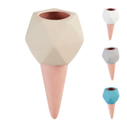 Tonkegel 4er-Set Creme-Hellbraun-Türkis