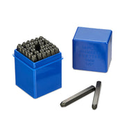 Schlagbuchstaben Set 3mm Dunkelblau-Schwarz von Relaxdays