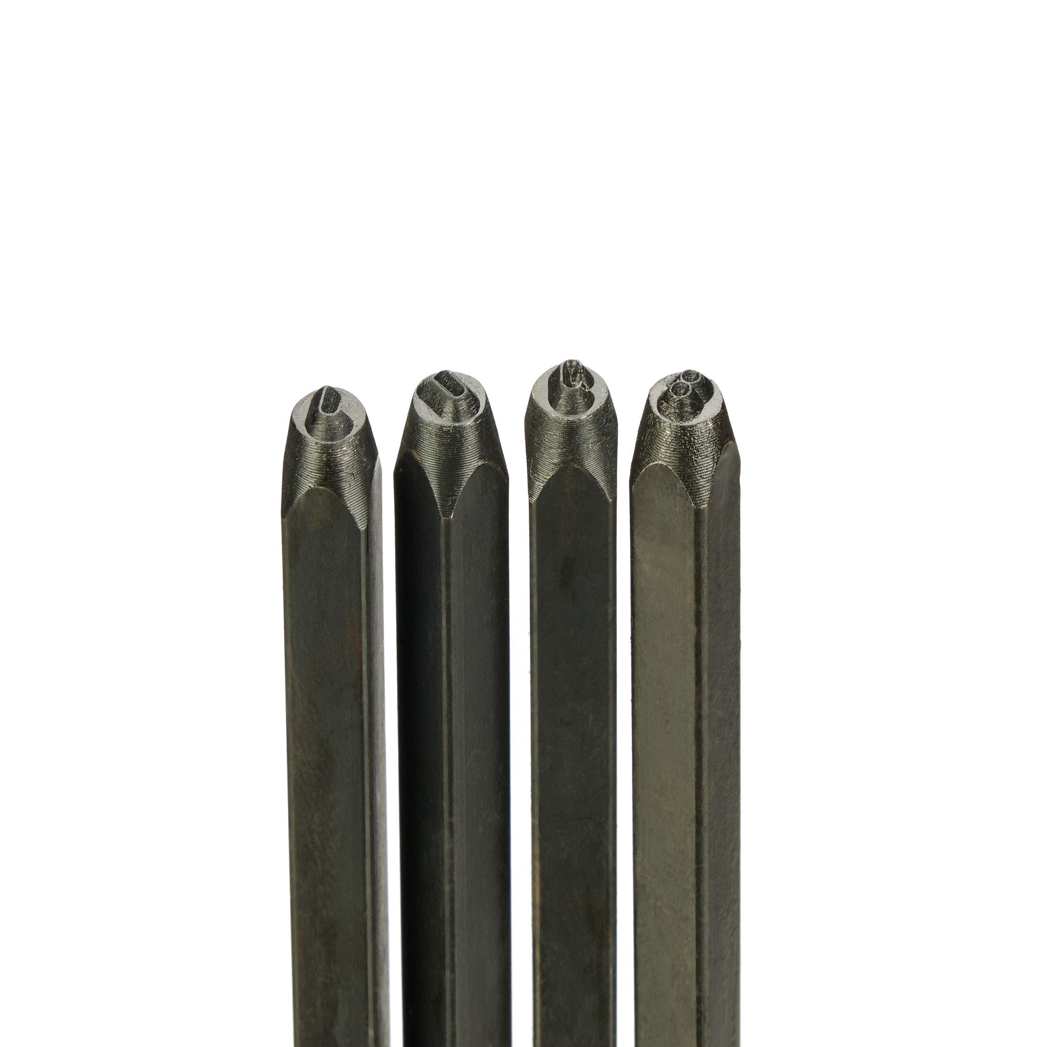 Schlagbuchstaben Set 3mm Dunkelblau-Schwarz von Relaxdays