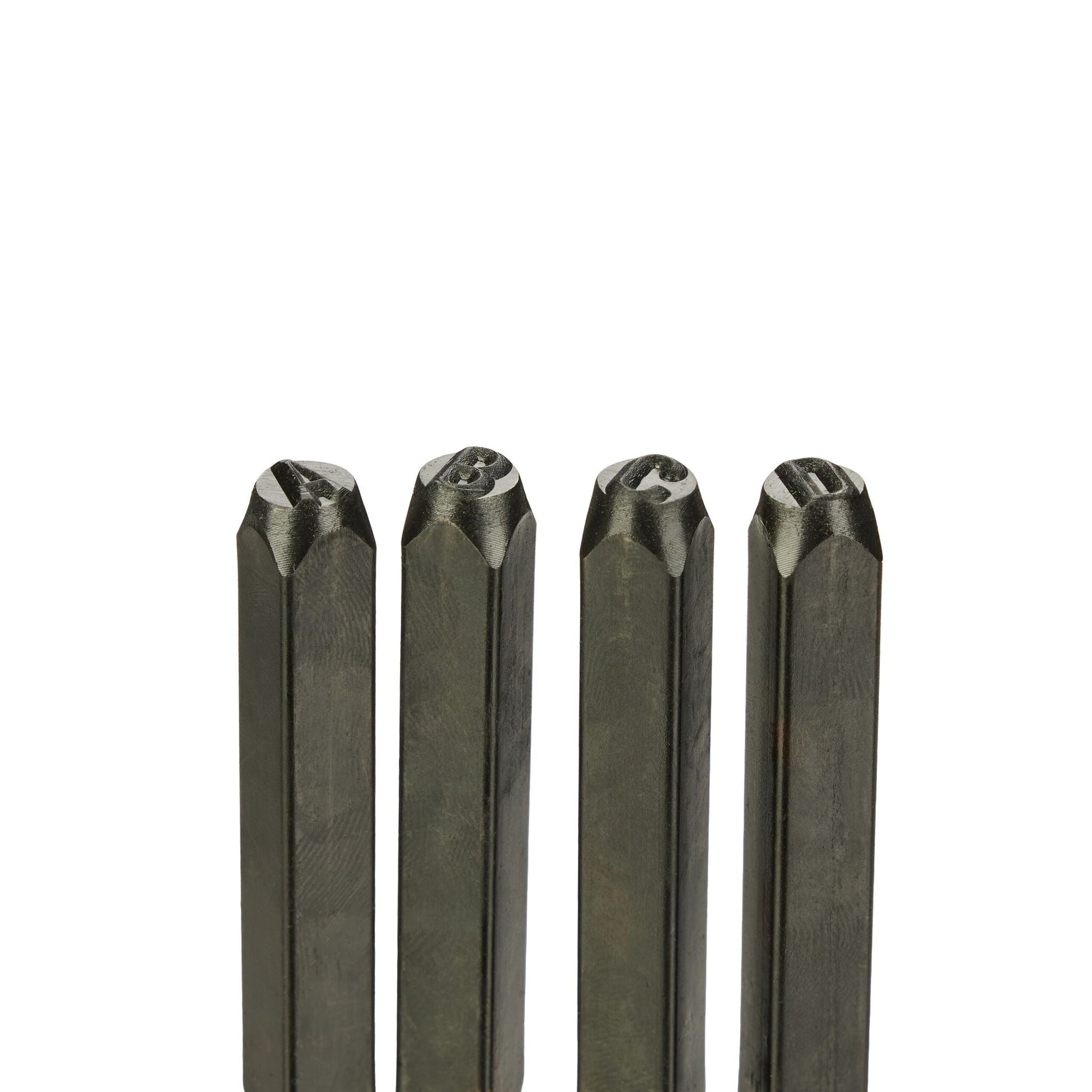 Schlagbuchstaben Set 6mm Dunkelblau-Schwarz von Relaxdays