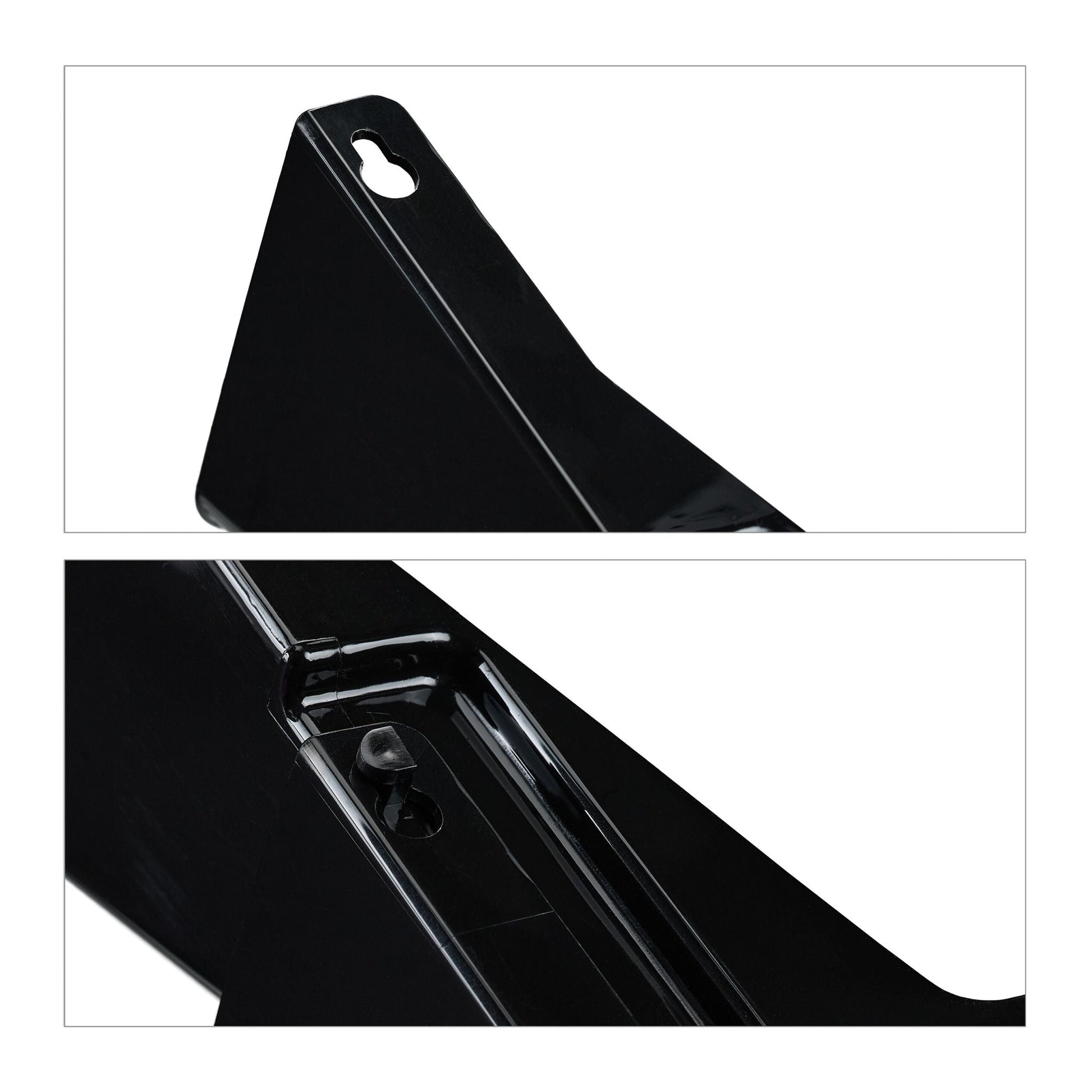 Zeitschriftenhalter Wand 3er-Set Schwarz von Relaxdays