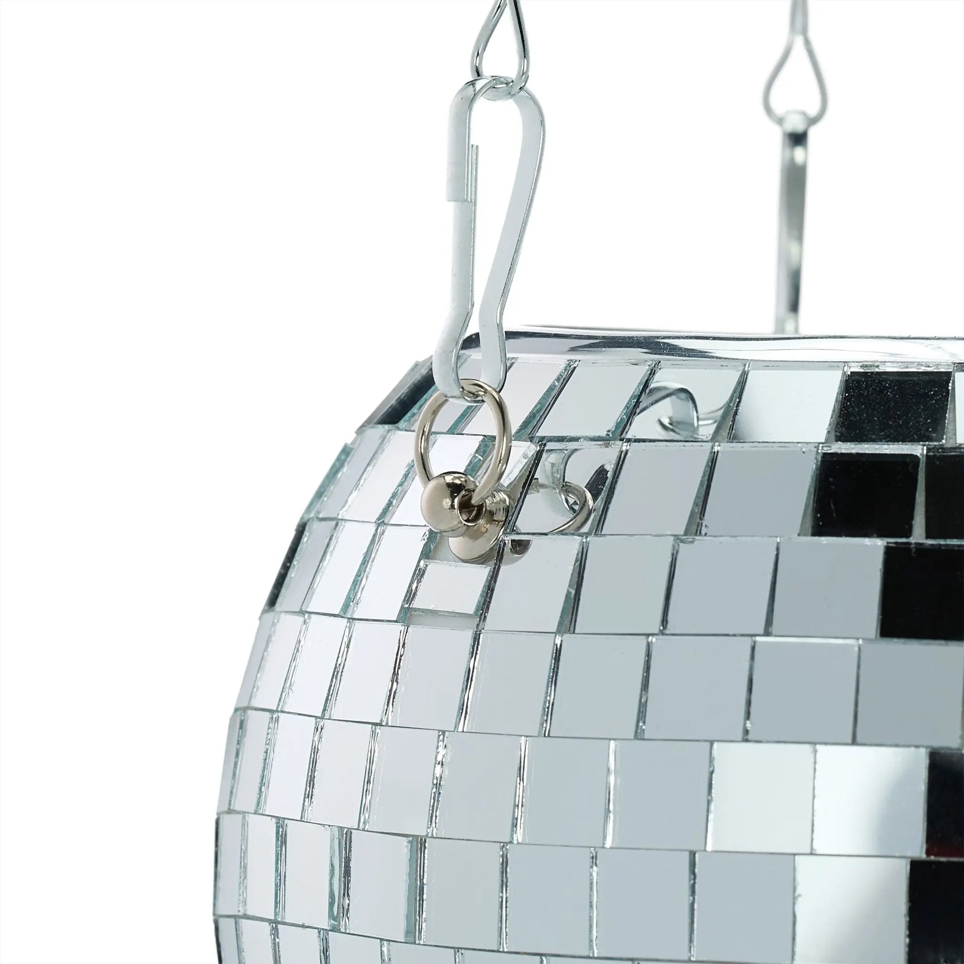 Hängender Discokugel Pflanzentopf Silber von Relaxdays