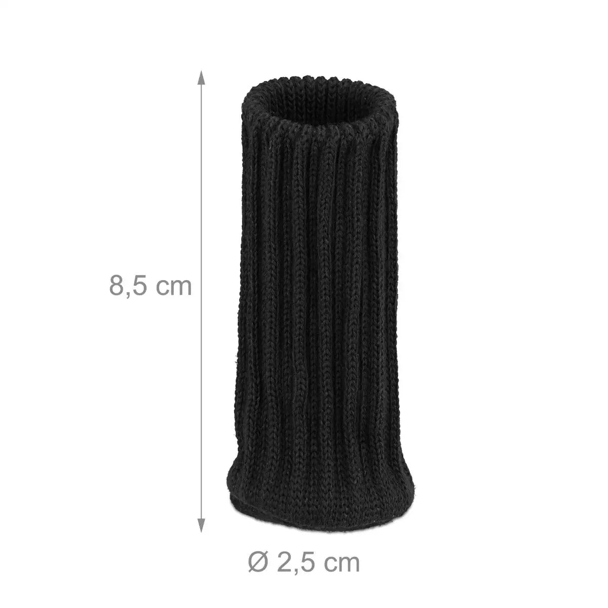 Stuhlbeinsocken 24 Stück Stuhlstrümpfe Schwarz von guteszeug.ch