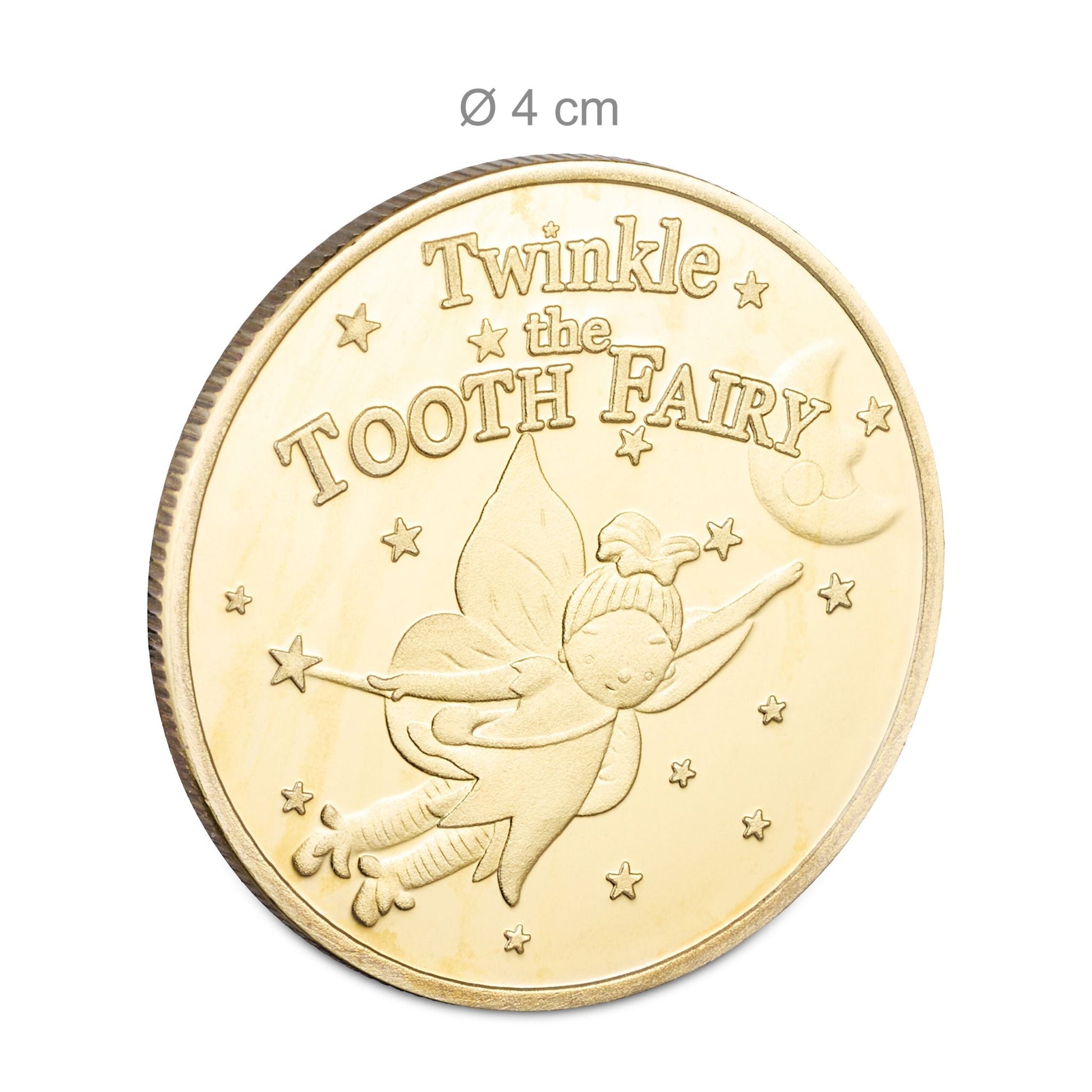 Zahnfee Münze 20er-Set Gold von Relaxdays
