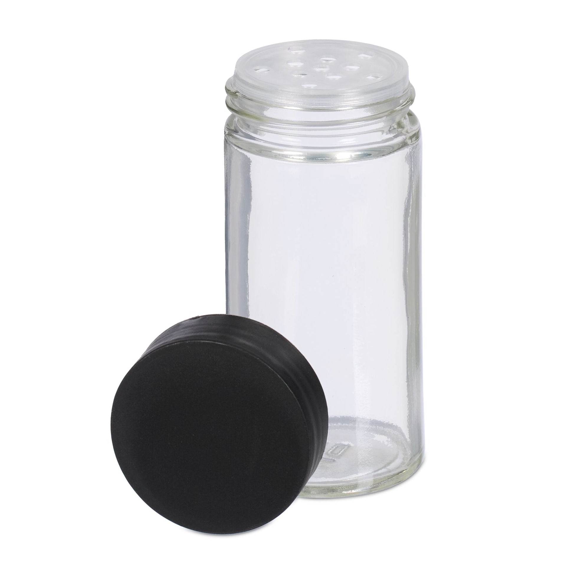 Drehbares Gewürzkarussell mit 16 Gläsern Hellbraun-Schwarz-Transparent von Relaxdays