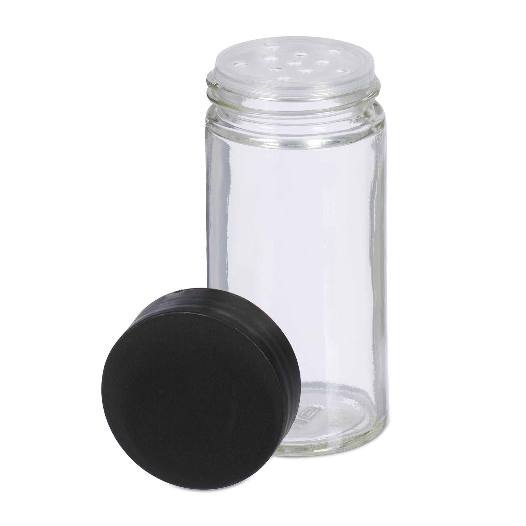 Drehbares Gewürzkarussell mit 16 Gläsern Hellbraun-Schwarz-Transparent von Relaxdays