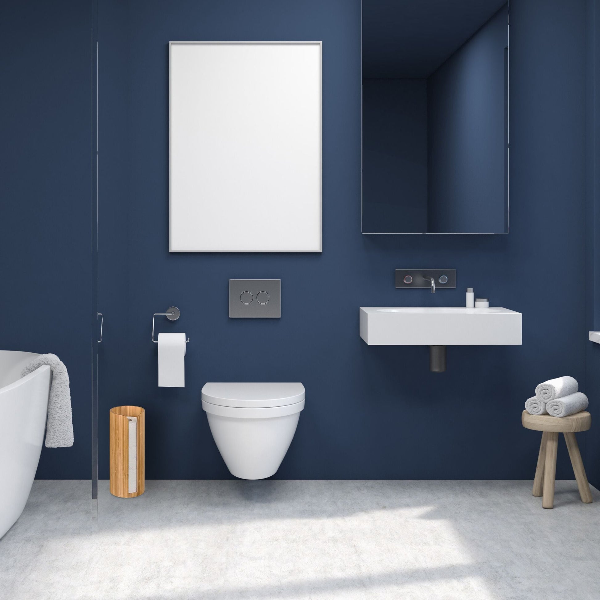 Toilettenpapier Aufbewahrung Bambus Hellbraun von Relaxdays