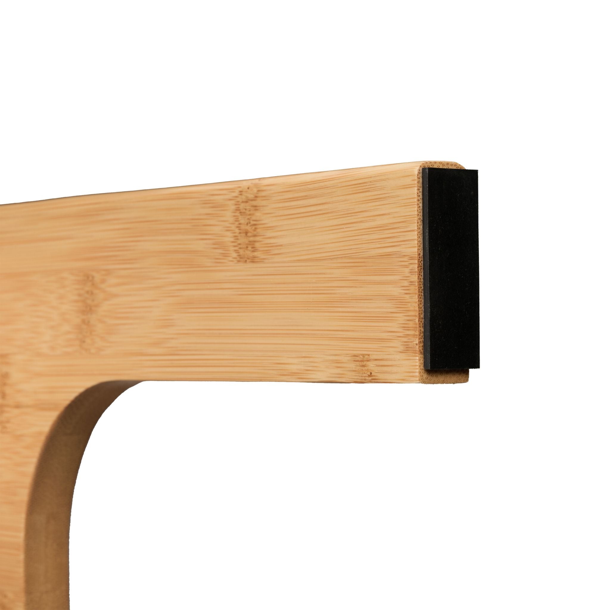 Toilettenhocker Bambus Hellbraun von Relaxdays