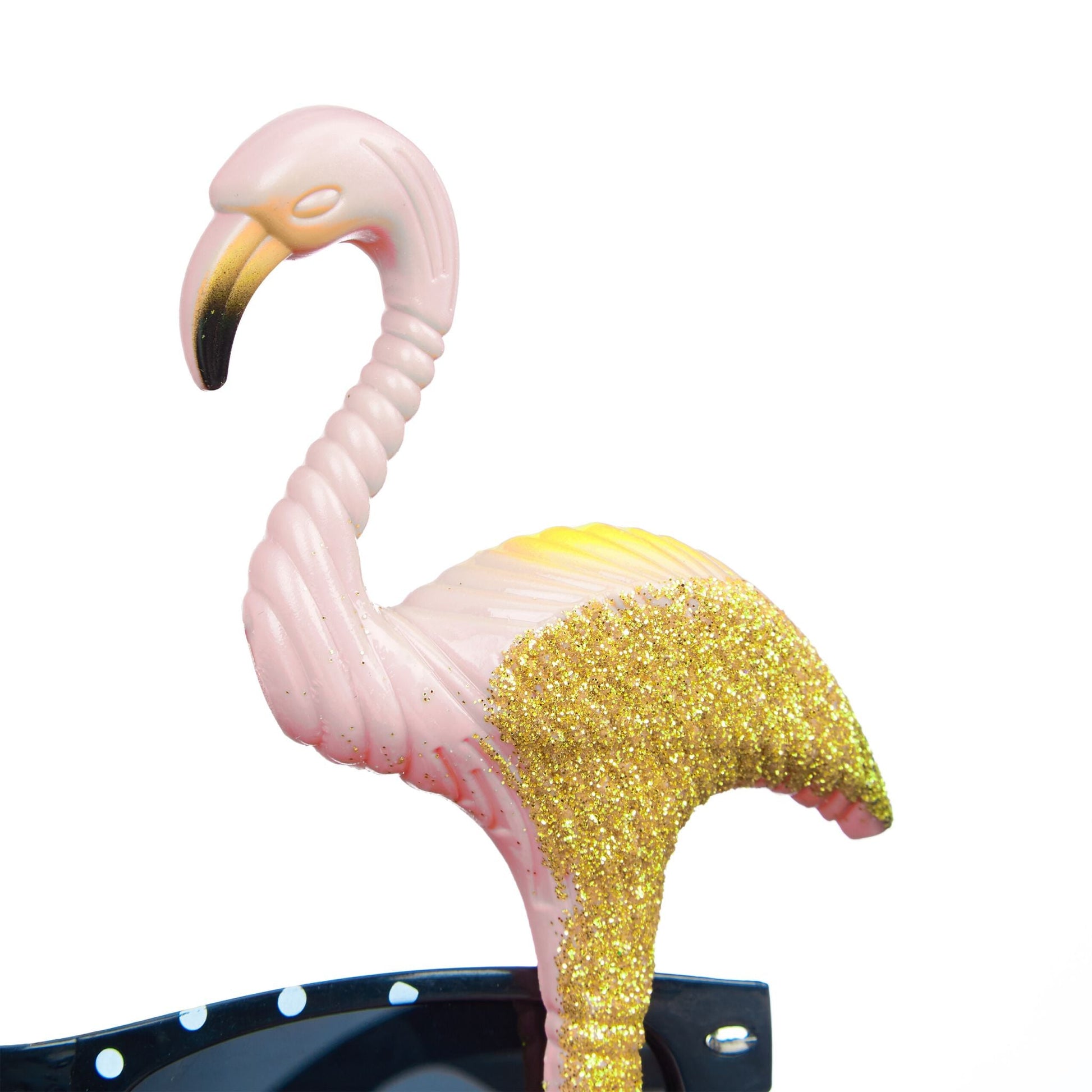 Partybrille Flamingo und Palme 5er-Set Grün-Rosa-Schwarz von Relaxdays