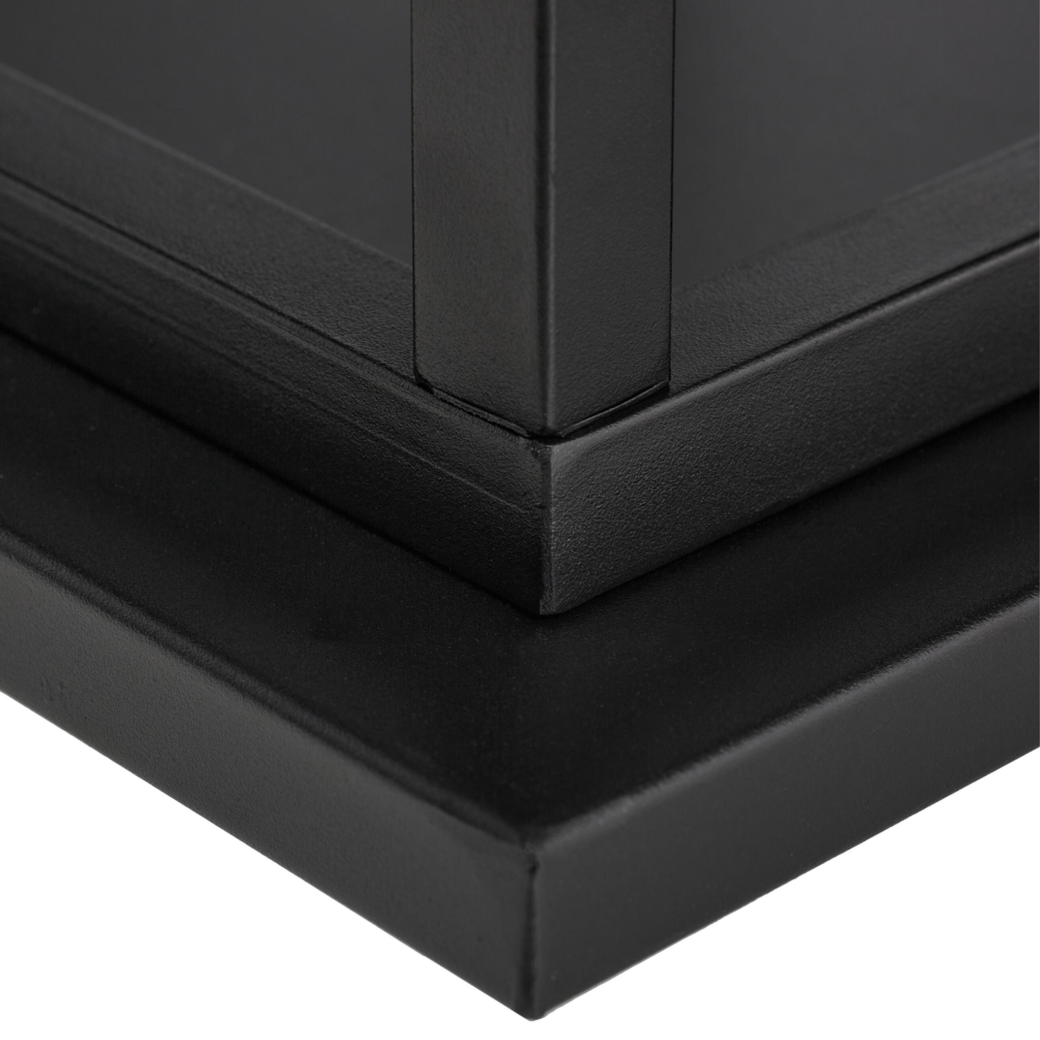 Hohes Kaminholzregal Metall Schwarz von Relaxdays