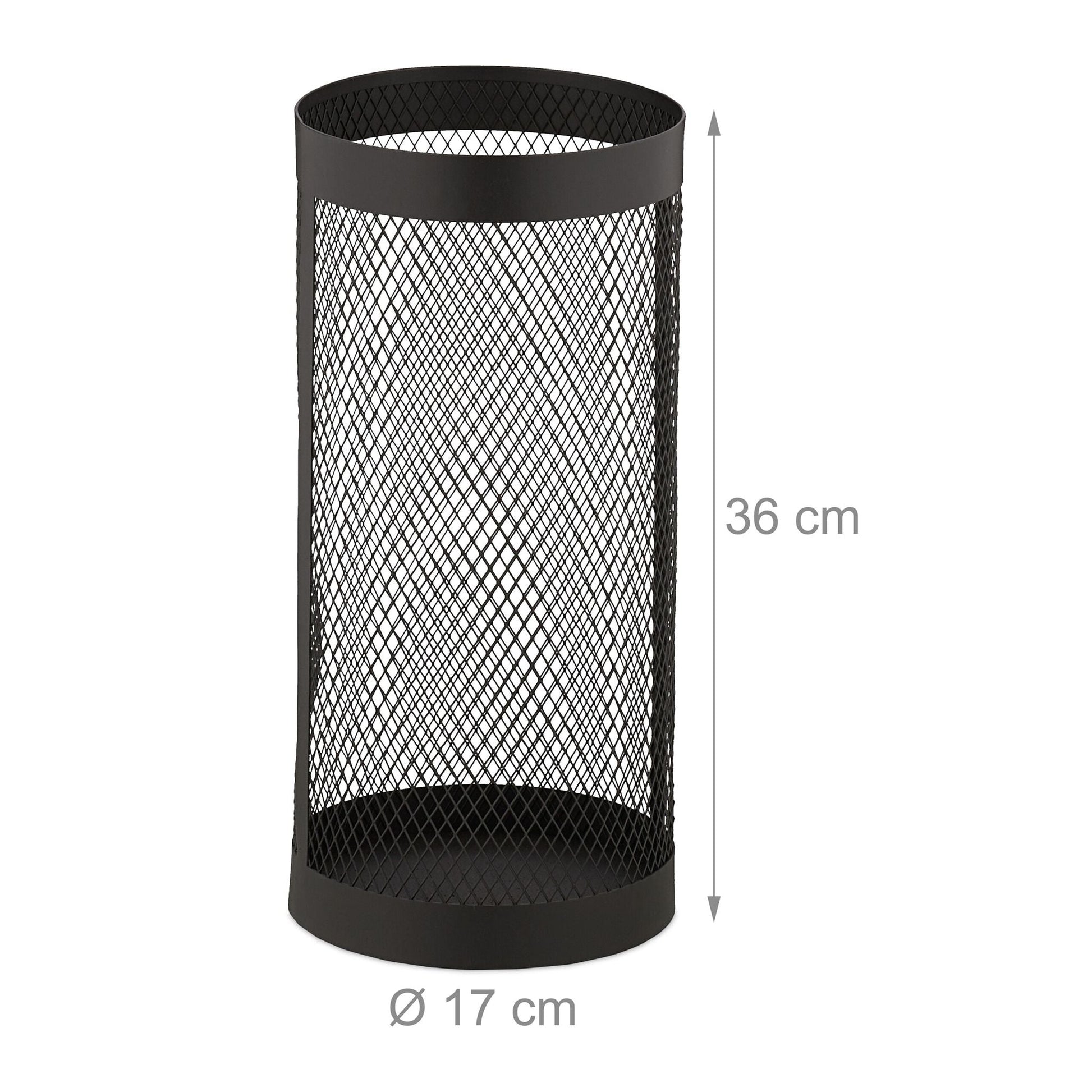 Kaminbesteck Eimer 5tlg. Schwarz-Silber von Relaxdays