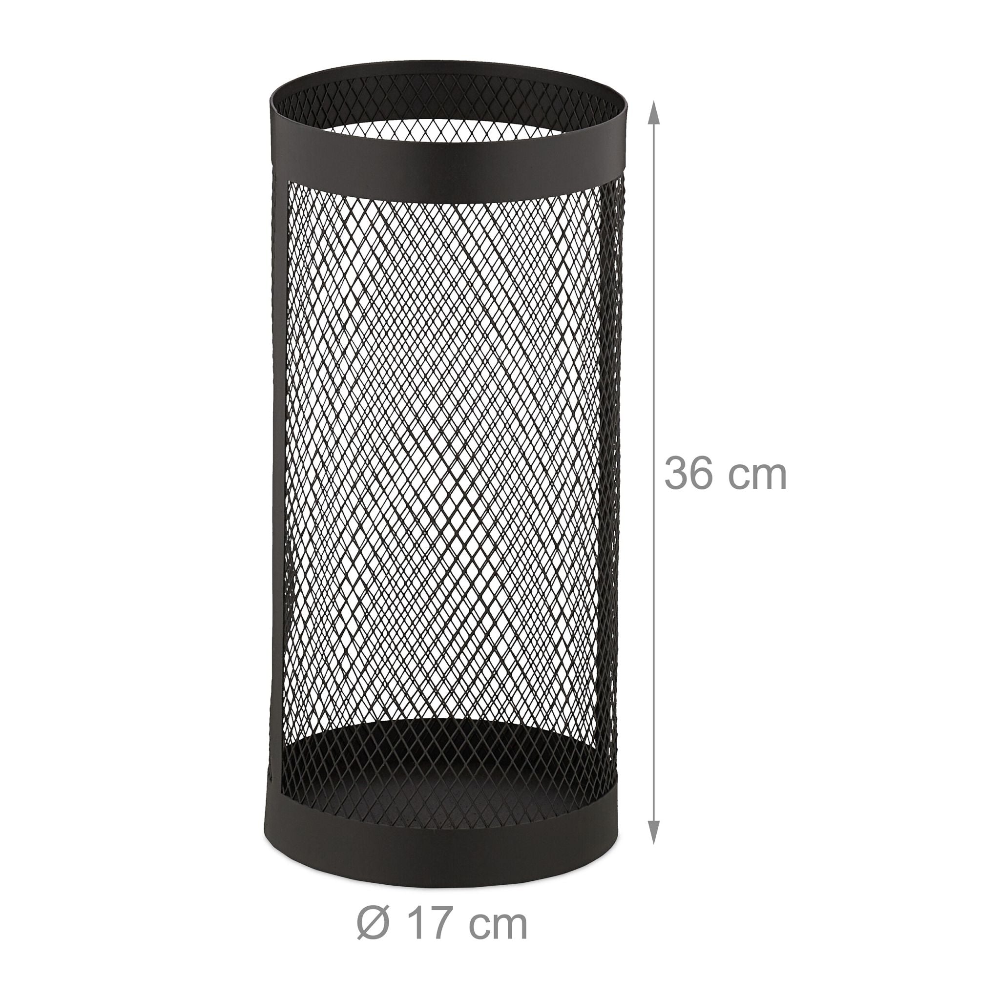 Kaminbesteck Eimer 5tlg. Schwarz-Silber von Relaxdays