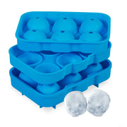 Eiswürfelform Silikon 2er-Set Blau von Relaxdays