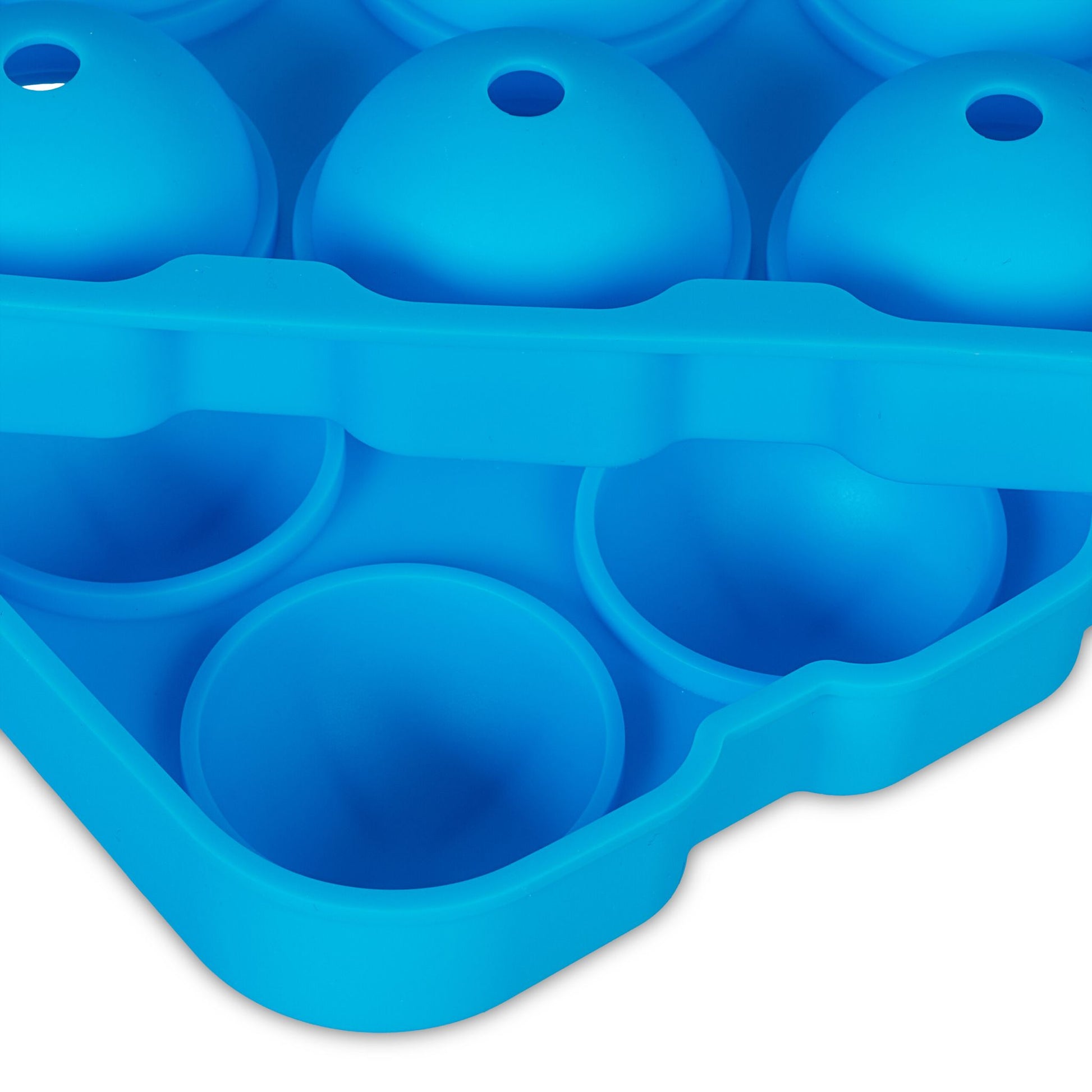 Eiswürfelform Silikon 2er-Set Blau von Relaxdays