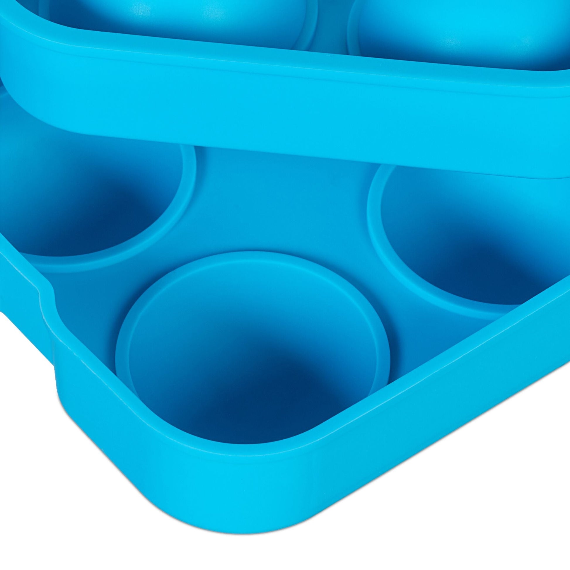 Eiswürfelform Silikon 2er-Set Blau von Relaxdays