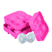 Eiswürfelform Silikon 2er-Set Pink von Relaxdays