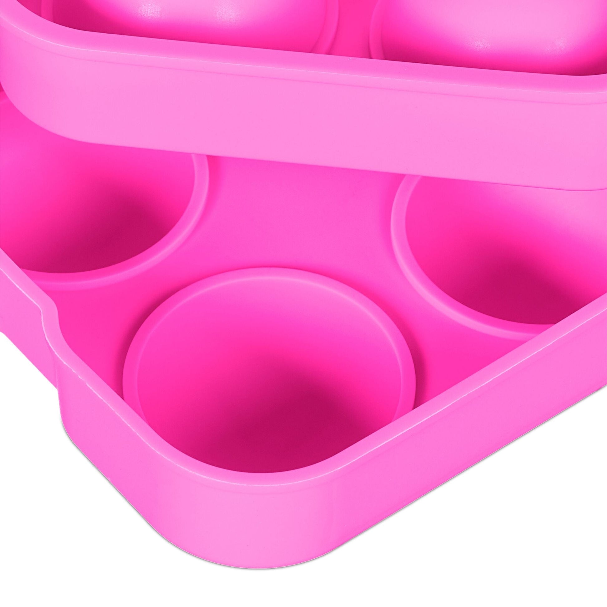 Eiswürfelform Silikon 2er-Set Pink von Relaxdays