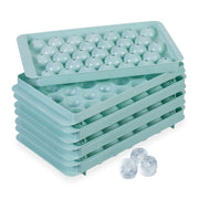 Runde Eiswürfelform 4er-Set Türkis von Relaxdays