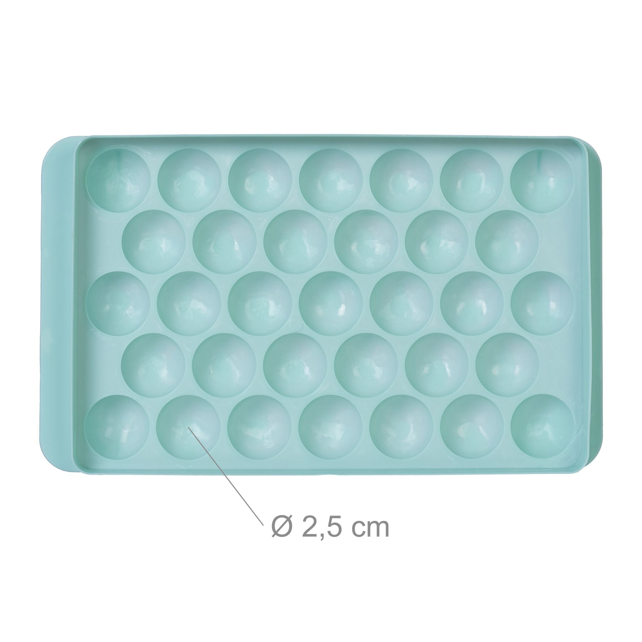 Runde Eiswürfelform 4er-Set Türkis von Relaxdays