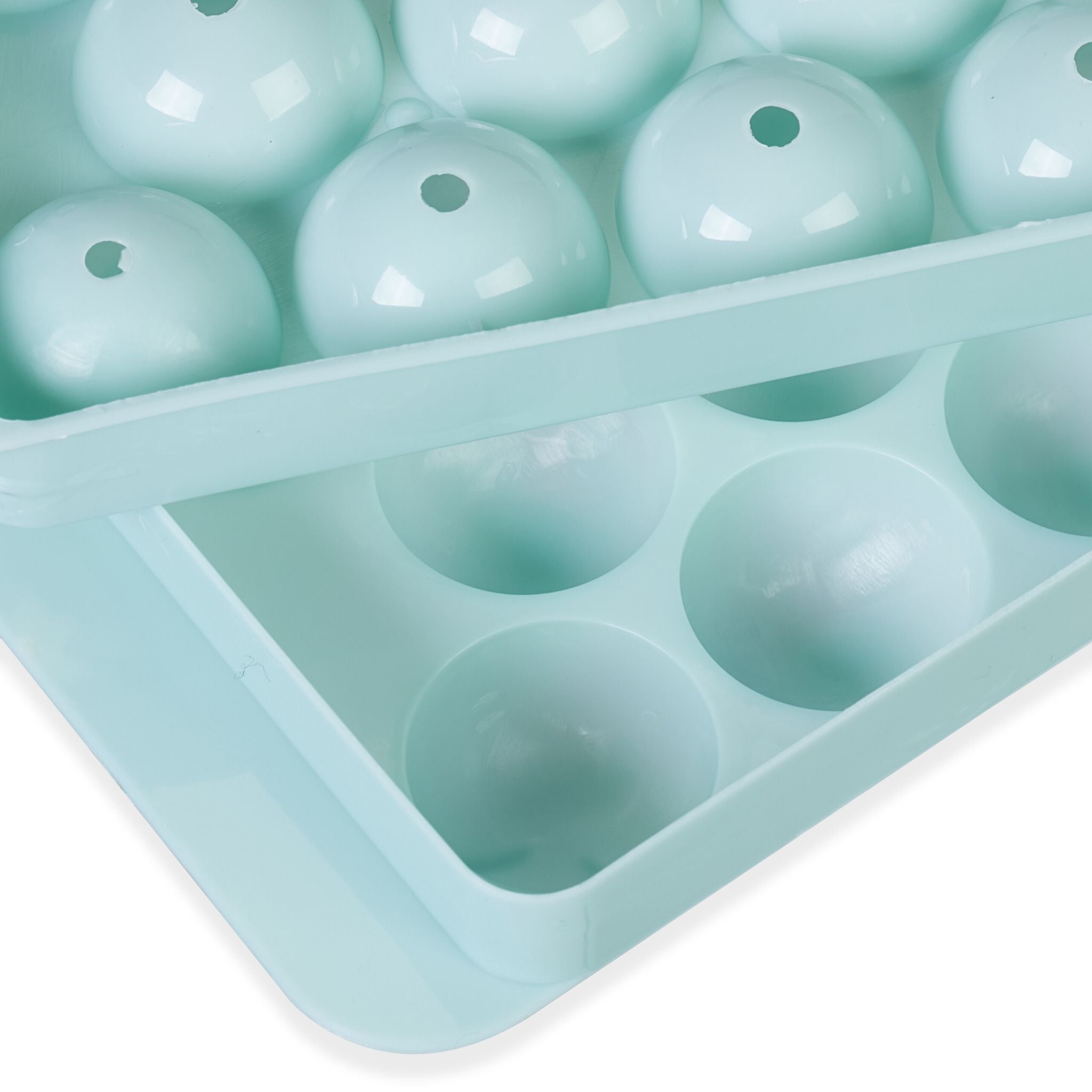 Runde Eiswürfelform 4er-Set Türkis von Relaxdays