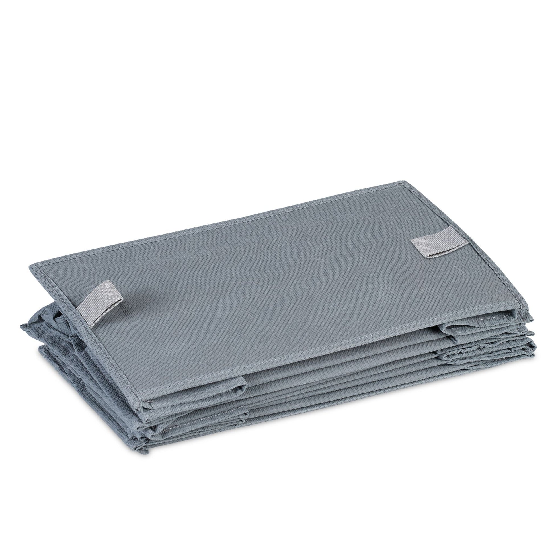 Hängeregal Kleiderschrank 8 Fächer Grau von Relaxdays