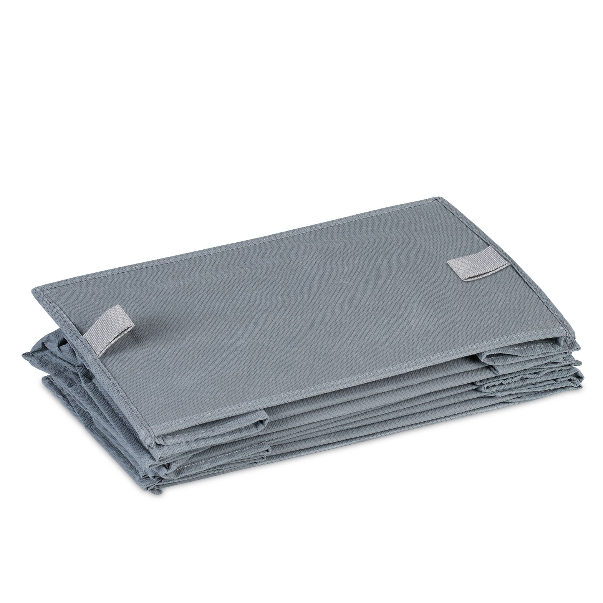 Hängeregal Kleiderschrank 8 Fächer Grau von Relaxdays