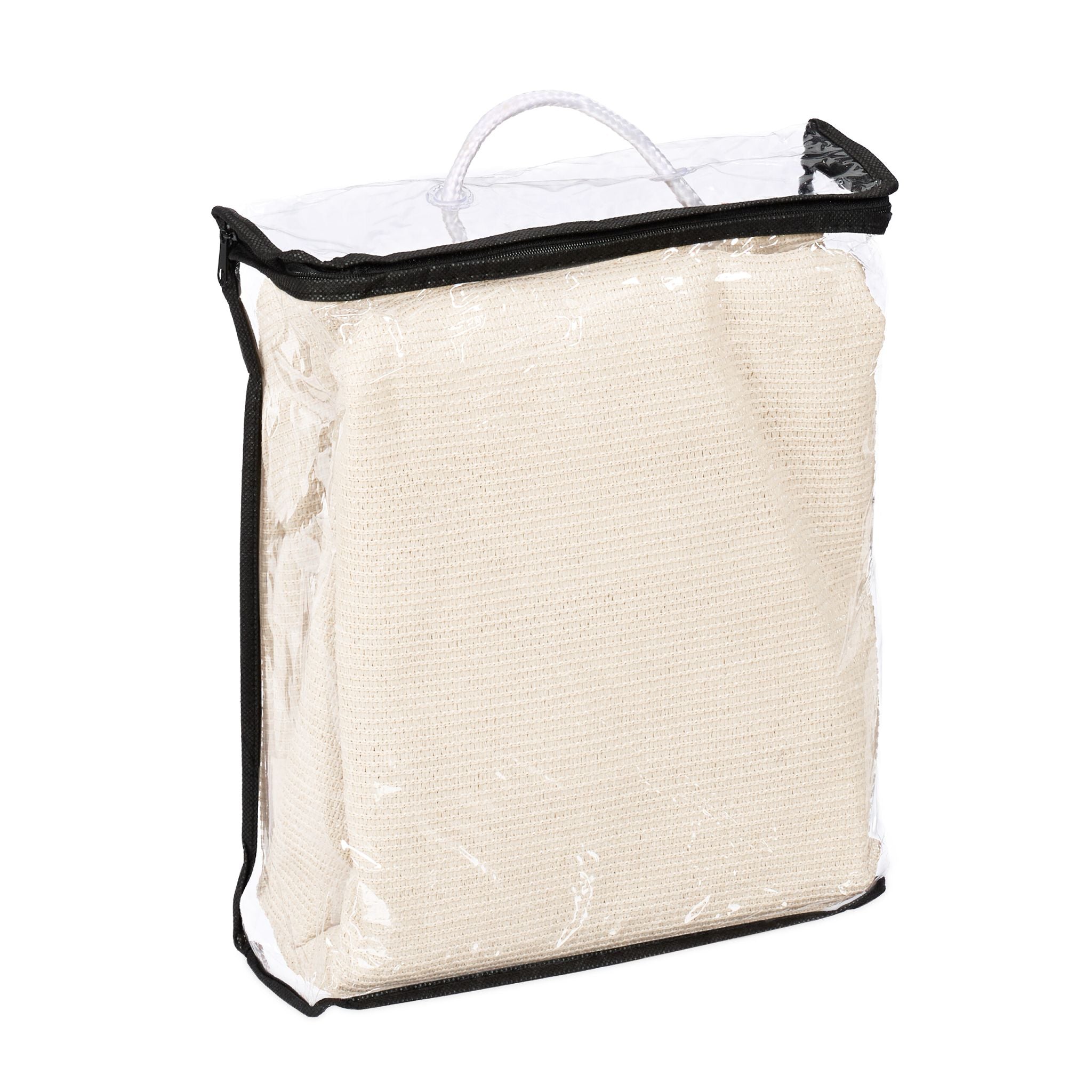 Dreieckiges Sonnensegel HDPE Weiss von Relaxdays