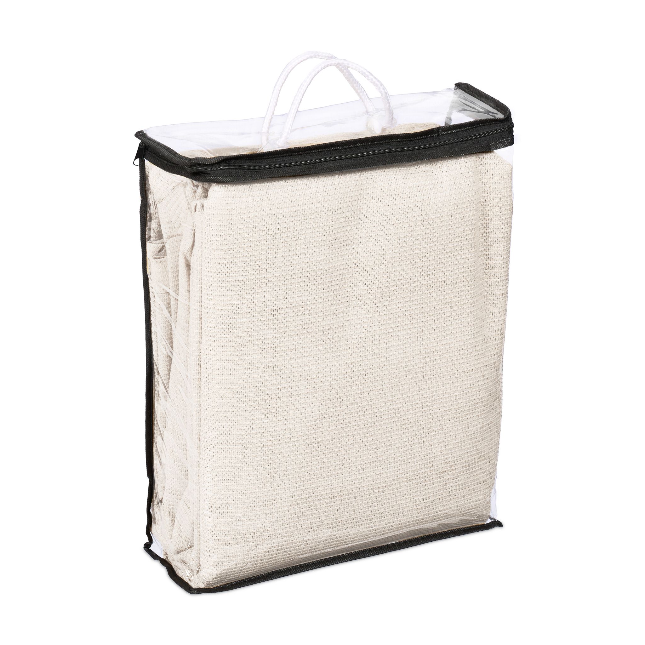 Rechteckiges Sonnensegel HDPE Weiss von Relaxdays