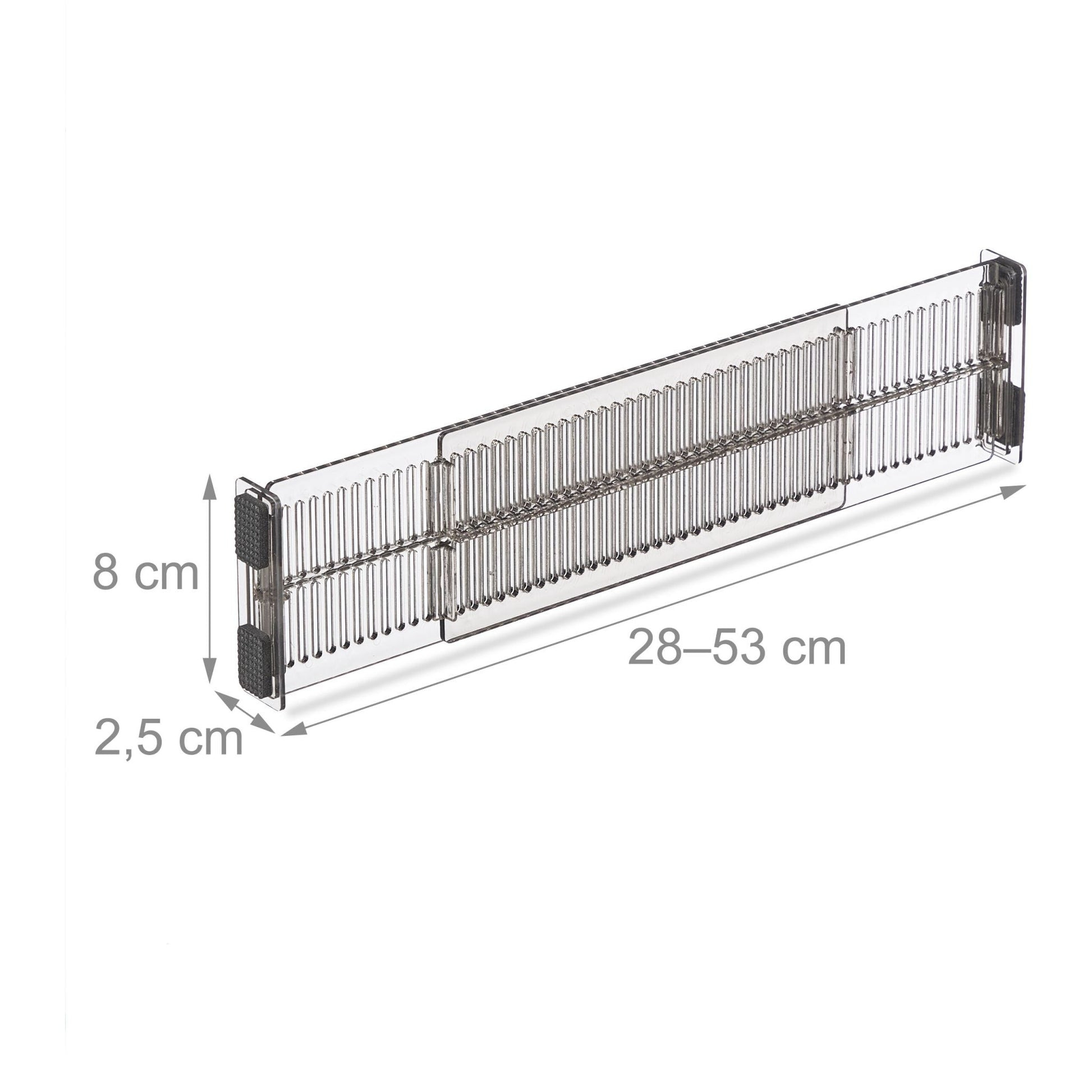 Schubladentrenner 16er-Set Transparent von Relaxdays