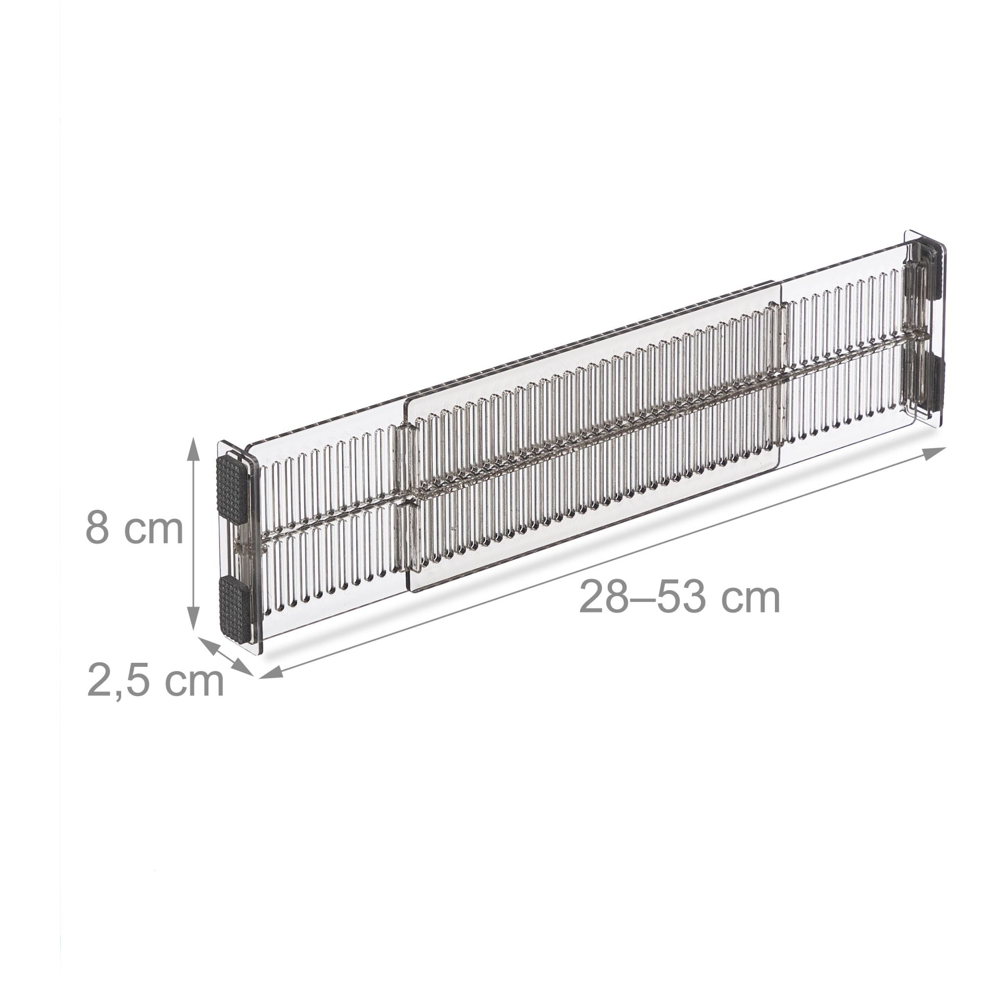 Schubladentrenner 16er-Set Transparent von Relaxdays