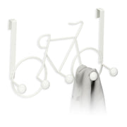 Kleiderhaken Fahrrad Weiss von Relaxdays