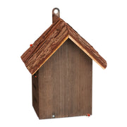 Marienkäferhaus Holz Braun von Relaxdays