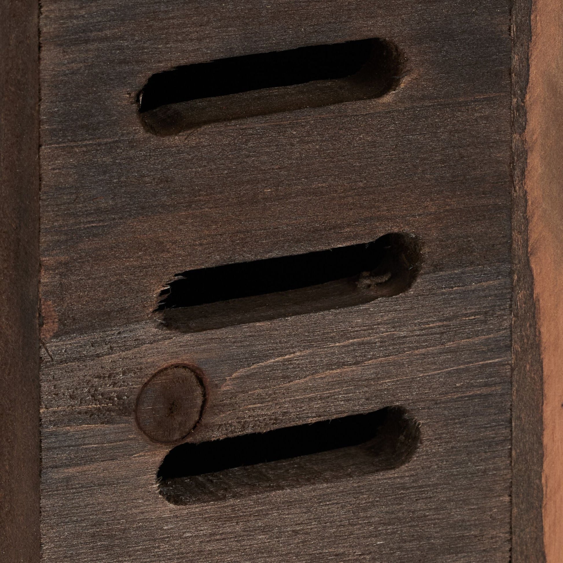 Marienkäferhaus Holz Braun von Relaxdays
