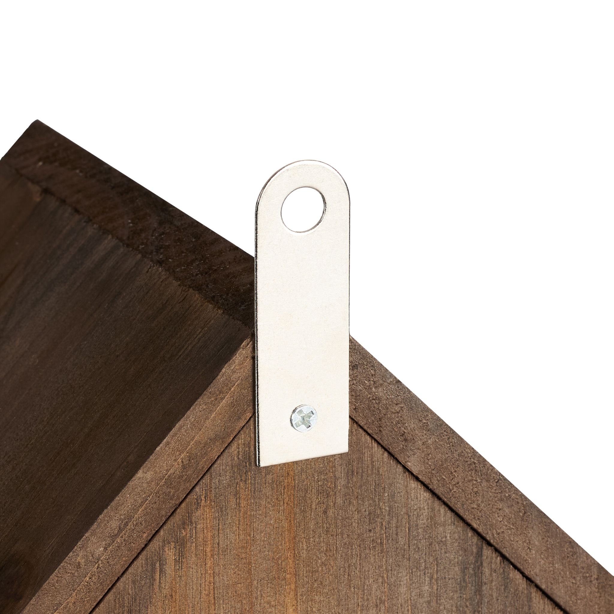 Marienkäferhaus Holz braun Braun von Relaxdays