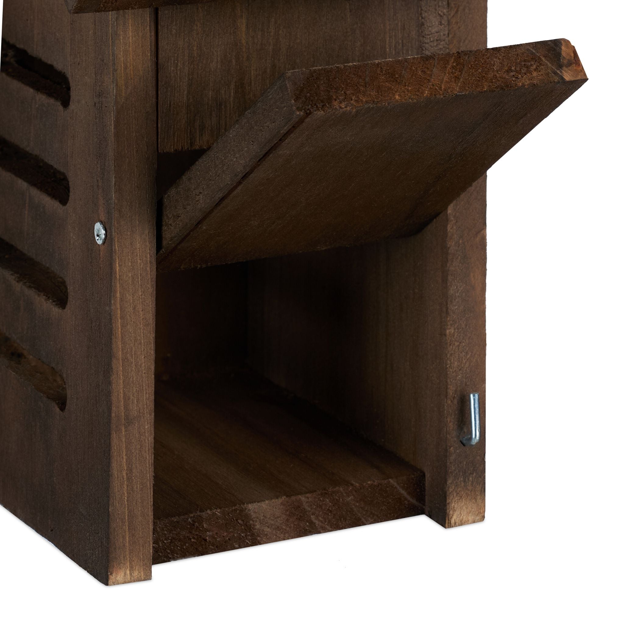 Marienkäferhaus Holz braun Braun von Relaxdays