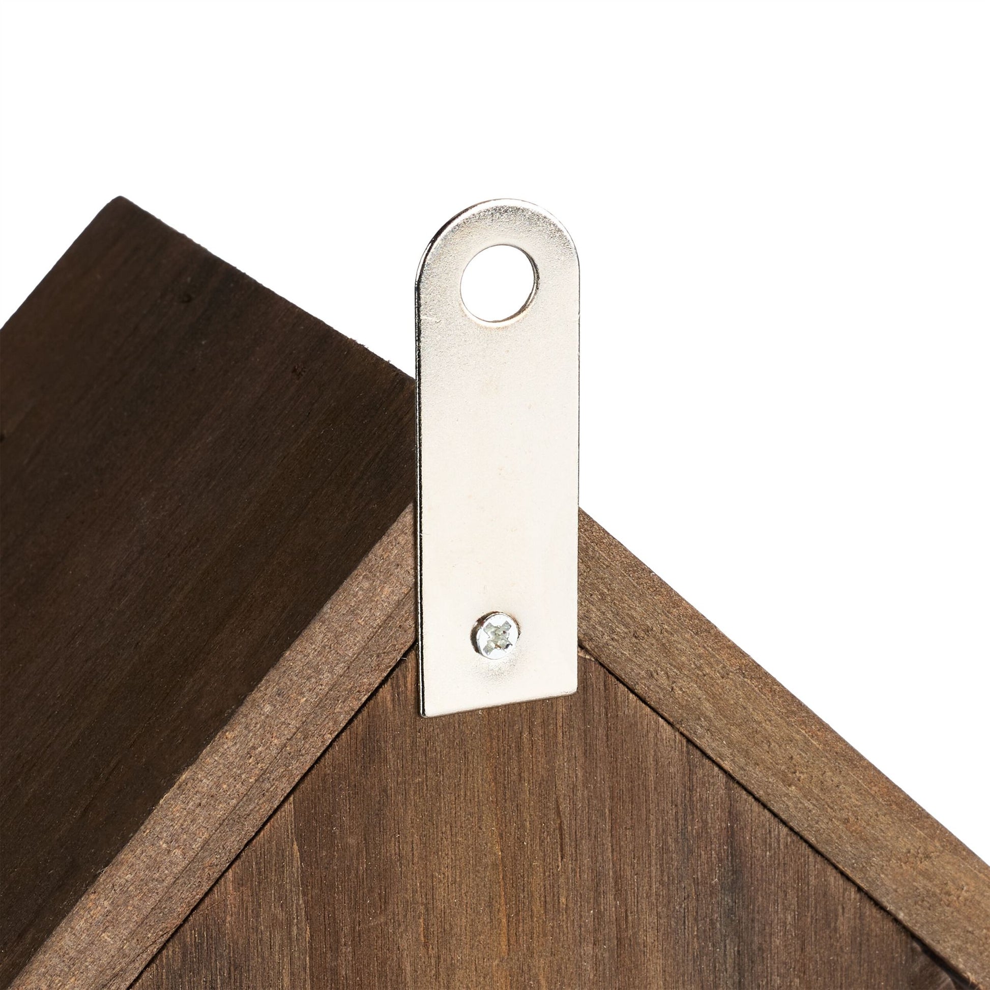 Marienkäferhaus Holz Braun von Relaxdays