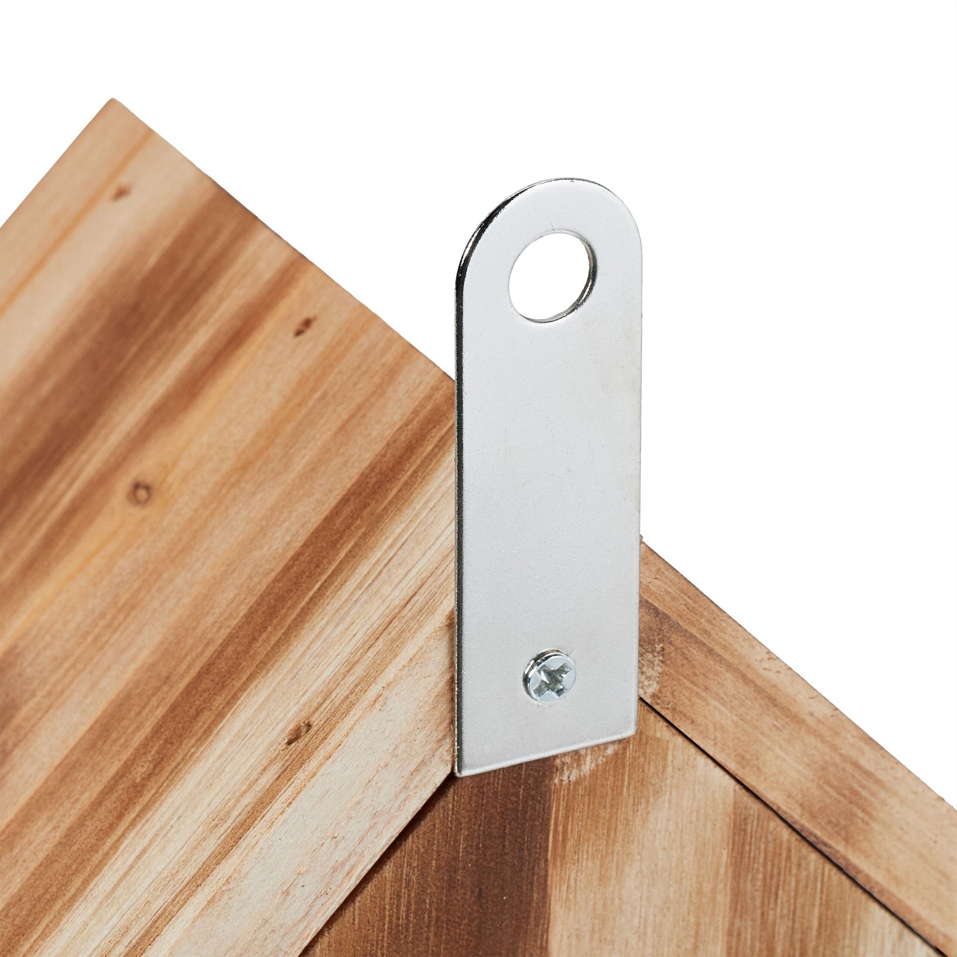 Marienkäferhaus Holz Braun von Relaxdays
