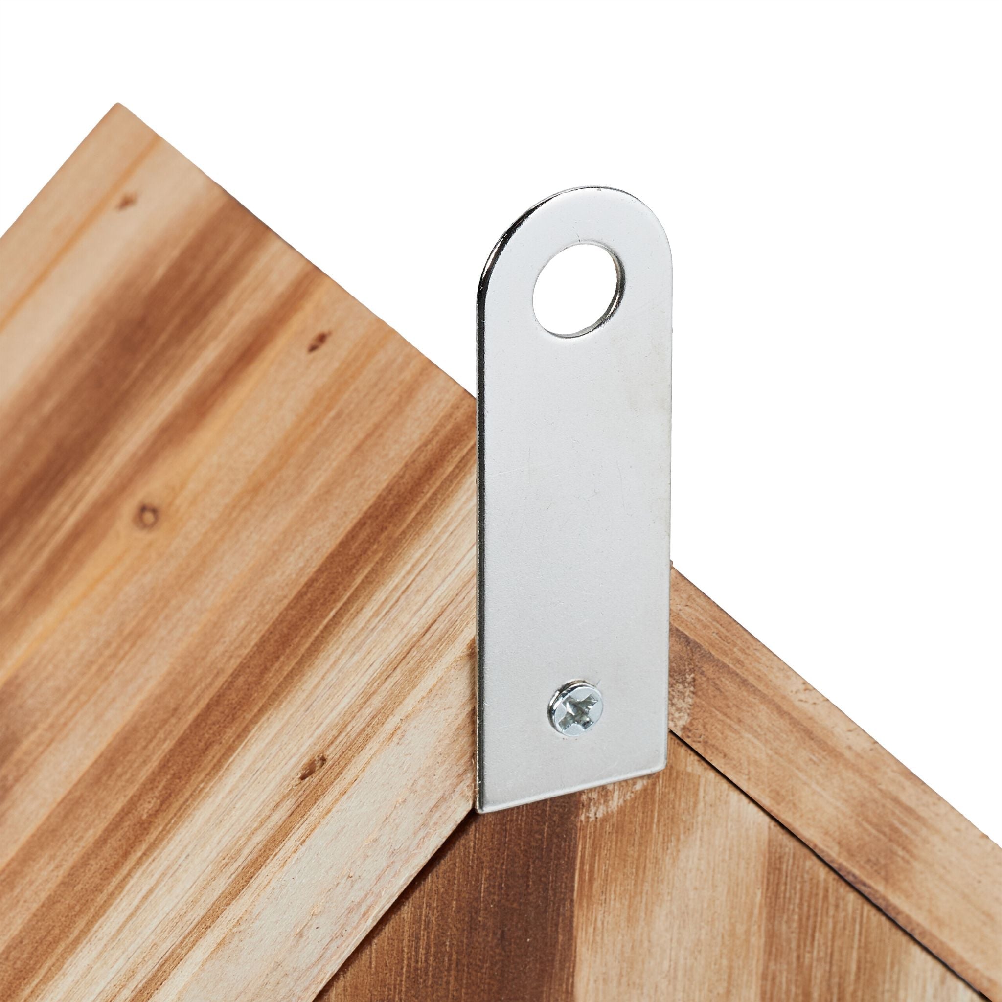 Marienkäferhaus Holz Braun von Relaxdays