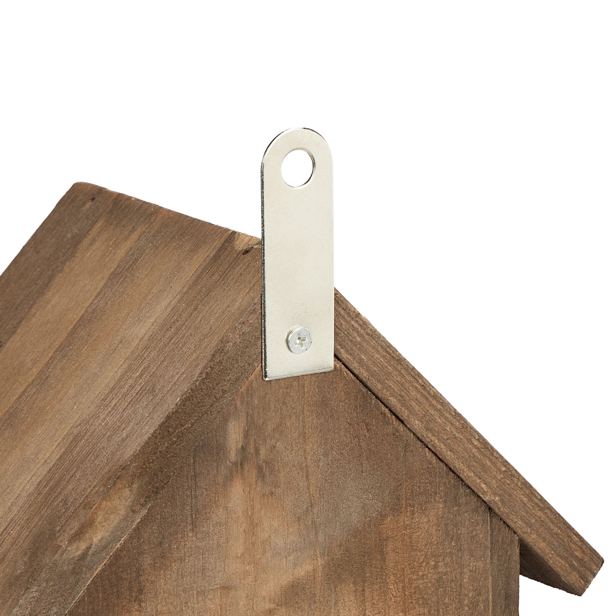 Marienkäferhaus Tannenholz braun Braun von Relaxdays