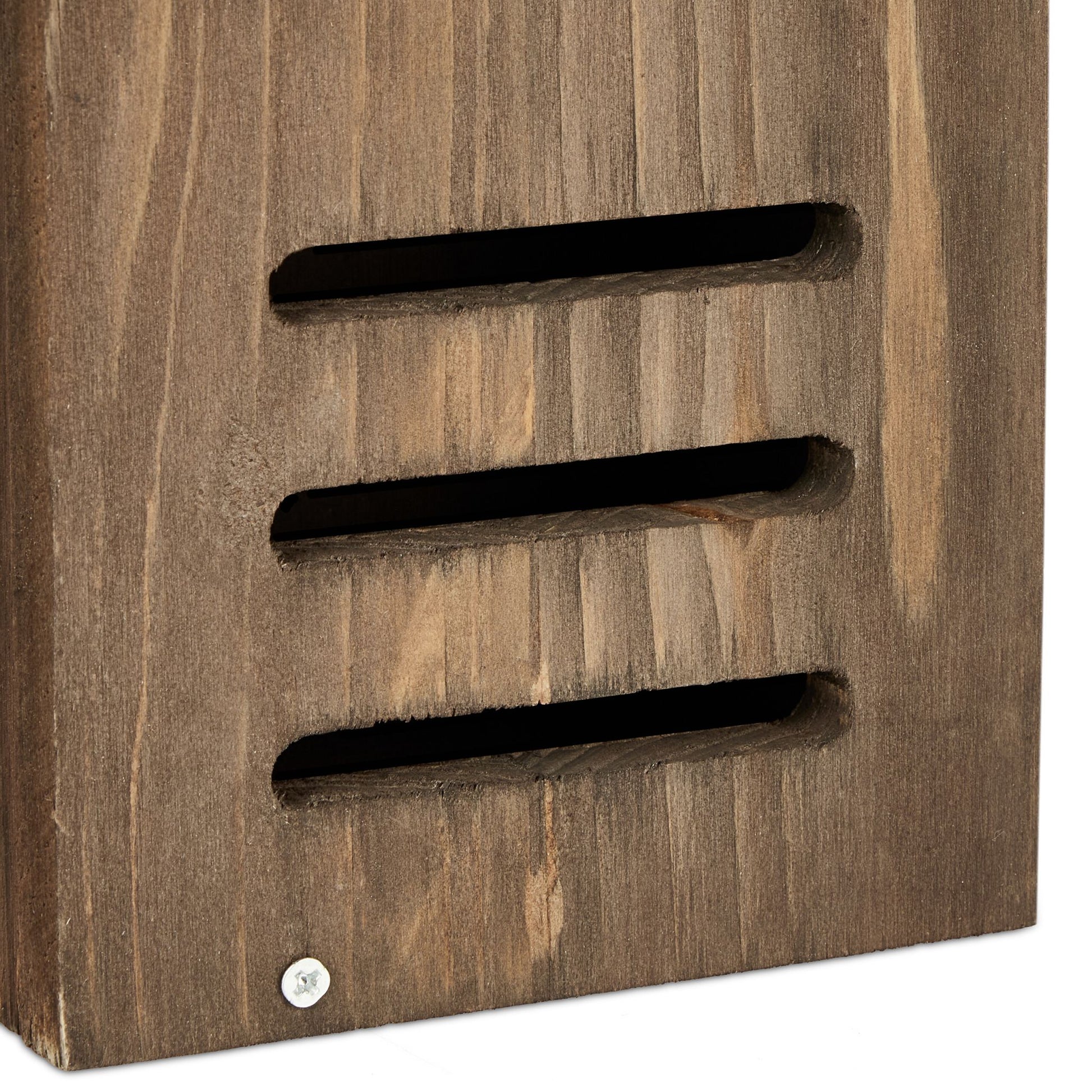 Marienkäferhaus Tannenholz braun Braun von Relaxdays