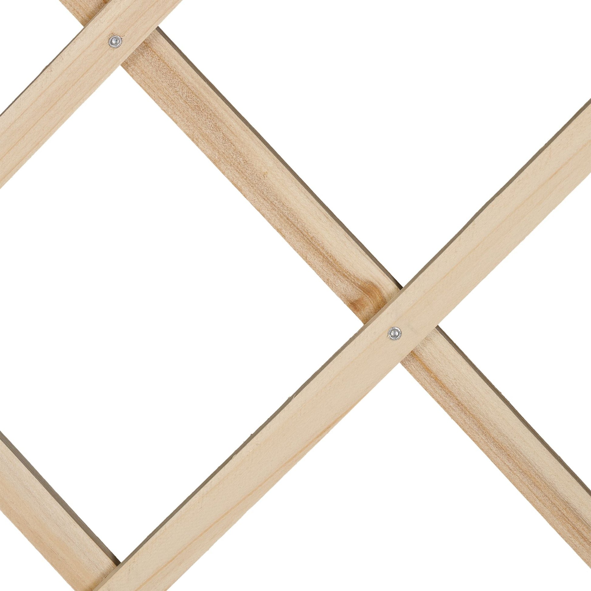 Ausziehbares Rankgitter Holz 3er-Set Hellbraun von Relaxdays