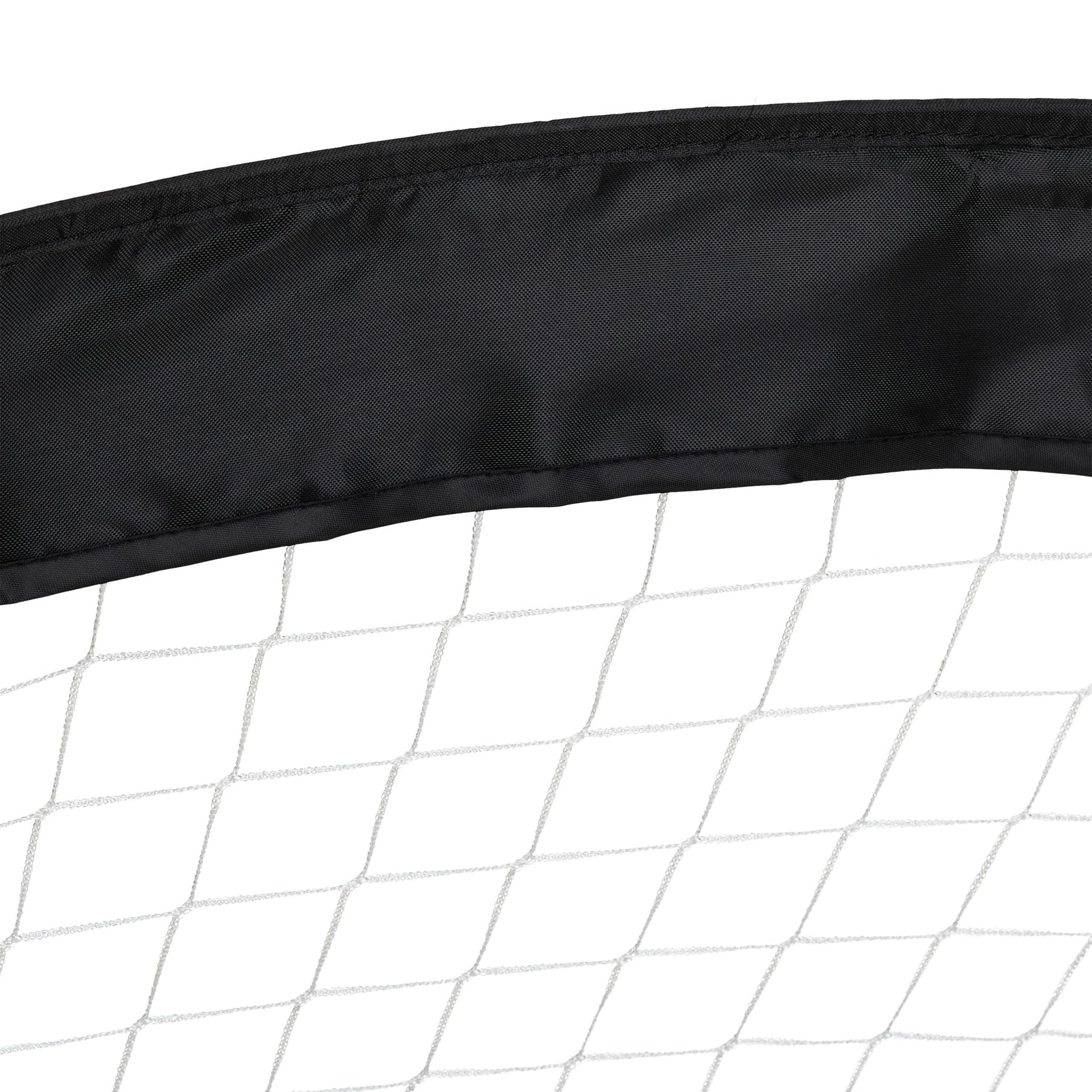 Fussballtore Pop-Up 2er-Set Schwarz-Weiss von Relaxdays