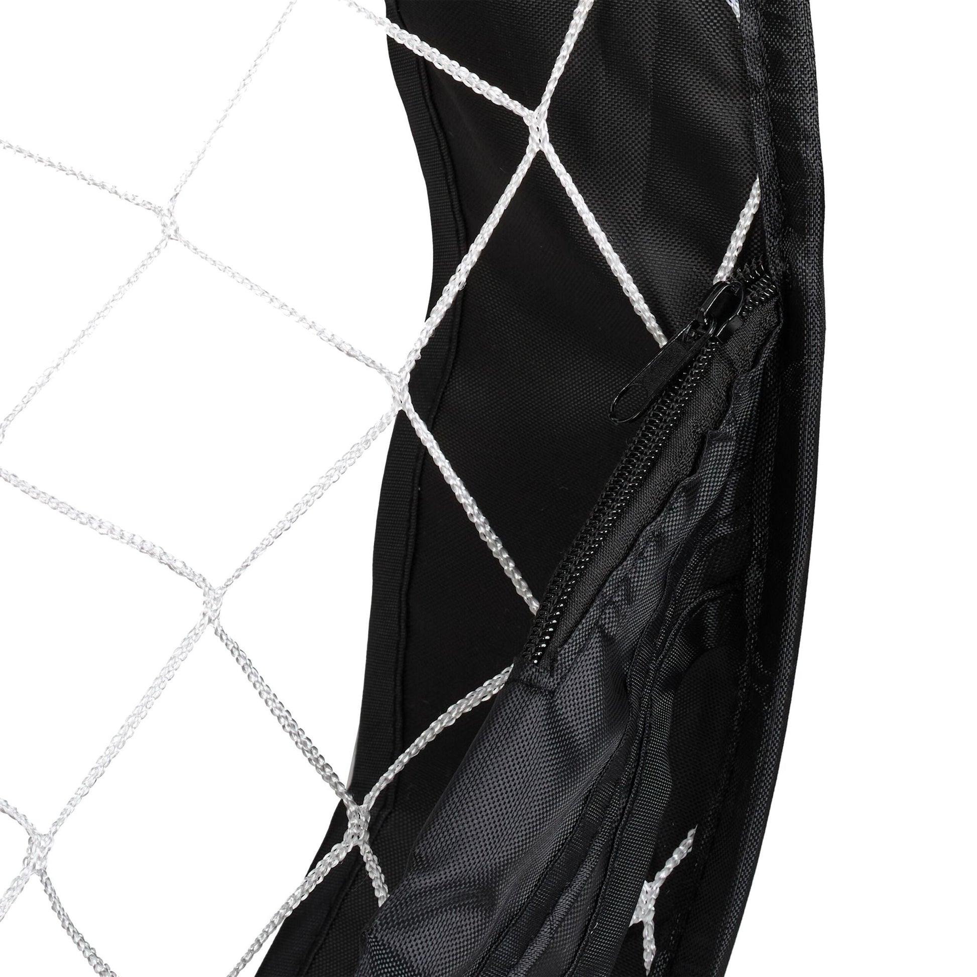 Fussballtore Pop-Up 2er-Set Schwarz-Weiss von Relaxdays